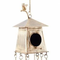 Litton Lane 29 in. Gold Metal Rustic Windchime -Litton Lane Sales Store litton lane wind chimes 040106 77 1000