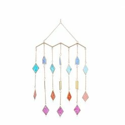 Litton Lane 29 in. Multi Metal Contemporary Windchime -Litton Lane Sales Store litton lane wind chimes 040128 66 1000