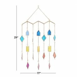 Litton Lane 29 in. Multi Metal Contemporary Windchime -Litton Lane Sales Store litton lane wind chimes 040128 76 1000