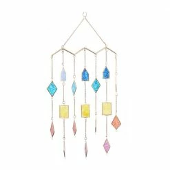 Litton Lane 29 in. Multi Metal Contemporary Windchime -Litton Lane Sales Store litton lane wind chimes 040128 c3 1000