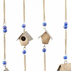 Litton Lane 33 in. Gold Metal Traditional Windchime -Litton Lane Sales Store litton lane wind chimes 040150 44 1000