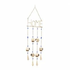 Litton Lane 33 in. Gold Metal Traditional Windchime -Litton Lane Sales Store litton lane wind chimes 040150 c3 1000
