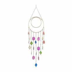 Litton Lane 49 in. Multi Metal Contemporary Windchime -Litton Lane Sales Store litton lane wind chimes 040418 4f 1000