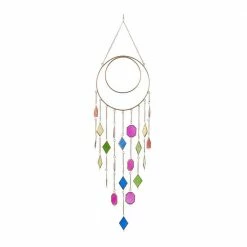 Litton Lane 49 in. Multi Metal Contemporary Windchime -Litton Lane Sales Store litton lane wind chimes 040418 66 1000