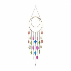 Litton Lane 49 in. Multi Metal Contemporary Windchime -Litton Lane Sales Store litton lane wind chimes 040418 c3 1000