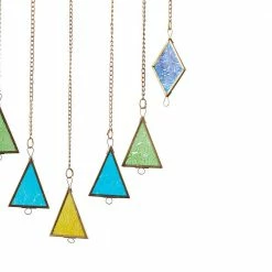 Litton Lane 44 in. Multi Aluminum Contemporary Windchime -Litton Lane Sales Store litton lane wind chimes 040444 44 1000