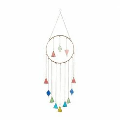 Litton Lane 44 in. Multi Aluminum Contemporary Windchime -Litton Lane Sales Store litton lane wind chimes 040444 c3 1000