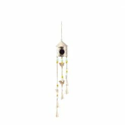 Litton Lane 35 in. Gold Metal Rustic Windchime -Litton Lane Sales Store litton lane wind chimes 040462 4f 1000