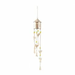Litton Lane 35 in. Gold Metal Rustic Windchime -Litton Lane Sales Store litton lane wind chimes 040462 66 1000