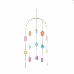 Litton Lane 34 in. Multi Metal Contemporary Windchime