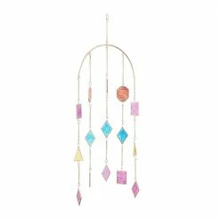 Litton Lane 34 in. Multi Metal Contemporary Windchime -Litton Lane Sales Store litton lane wind chimes 040506 c3 1000