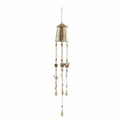 Litton Lane 42 in. Bronze Metal Rustic Windchime -Litton Lane Sales Store litton lane wind chimes 040540 66 1000