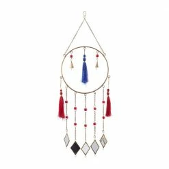 Litton Lane 31 in. Multi Metal Contemporary Windchime -Litton Lane Sales Store litton lane wind chimes 040568 4f 1000
