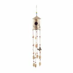 Litton Lane 32 in. Bronze Metal Rustic Windchime 15 Litton Lane 32 in. Bronze Metal Rustic Windchime -Litton Lane Sales Store litton lane wind chimes 040595 c3 1000