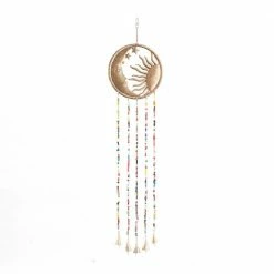 Litton Lane 37 in. Brass Metal Glam Windchime