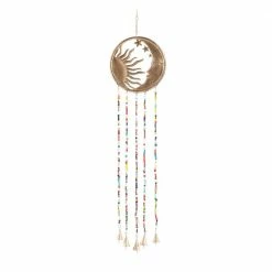 Litton Lane 37 in. Brass Metal Glam Windchime -Litton Lane Sales Store litton lane wind chimes 040683 66 1000