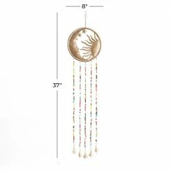 Litton Lane 37 in. Brass Metal Glam Windchime -Litton Lane Sales Store litton lane wind chimes 040683 76 1000