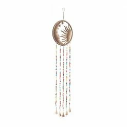 Litton Lane 37 in. Brass Metal Glam Windchime -Litton Lane Sales Store litton lane wind chimes 040683 c3 1000