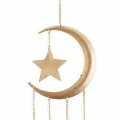 Litton Lane 41 in. Gold Metal Contemporary Windchime -Litton Lane Sales Store litton lane wind chimes 040717 77 1000