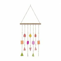 Litton Lane 37 in. Multi Metal Contemporary Windchime