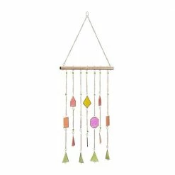 Litton Lane 37 in. Multi Metal Contemporary Windchime -Litton Lane Sales Store litton lane wind chimes 040840 c3 1000