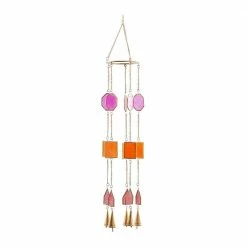 Litton Lane 34 in. Multi Metal Contemporary Windchime -Litton Lane Sales Store litton lane wind chimes 040843 66 1000