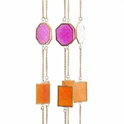 Litton Lane 34 in. Multi Metal Contemporary Windchime -Litton Lane Sales Store litton lane wind chimes 040843 77 1000