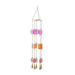 Litton Lane 34 in. Multi Metal Contemporary Windchime -Litton Lane Sales Store litton lane wind chimes 040843 c3 1000