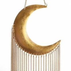 Litton Lane 30 In. Gold Metal Glam Windchime -Litton Lane Sales Store litton lane wind chimes 040939 44 1000
