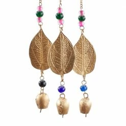 Litton Lane 38 in. Gold Metal Rustic Windchime -Litton Lane Sales Store litton lane wind chimes 040961 44 1000