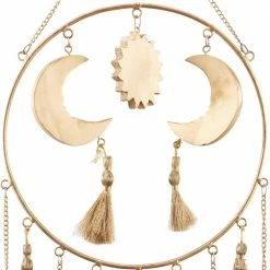 Litton Lane 42 in. Gold Wood Transitional Windchime 14 Litton Lane 42 in. Gold Wood Transitional Windchime -Litton Lane Sales Store litton lane wind chimes 040972 77 1000
