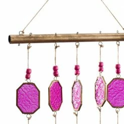 Litton Lane 30 in. Multi Metal Contemporary Windchime -Litton Lane Sales Store litton lane wind chimes 041035 44 1000
