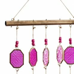 Litton Lane 30 in. Multi Metal Contemporary Windchime -Litton Lane Sales Store litton lane wind chimes 041035 77 1000