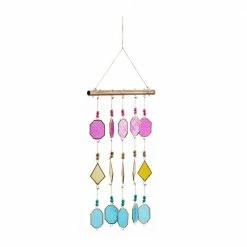 Litton Lane 30 in. Multi Metal Contemporary Windchime -Litton Lane Sales Store litton lane wind chimes 041035 c3 1000