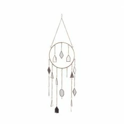 Litton Lane 38 in. Brass Metal Contemporary Windchime -Litton Lane Sales Store litton lane wind chimes 041096 4f 1000