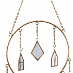 Litton Lane 38 in. Brass Metal Contemporary Windchime -Litton Lane Sales Store litton lane wind chimes 041096 77 1000