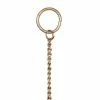 Litton Lane 37 in. Gold Metal Eclectic Windchime