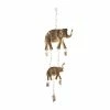 Litton Lane 28 in. Brass Metal Eclectic Windchime -Litton Lane Sales Store litton lane wind chimes 042088 66 1000