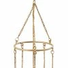 Litton Lane 41 in. Gold Metal Eclectic Windchime -Litton Lane Sales Store litton lane wind chimes 042102 44 1000