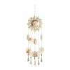Litton Lane 32 in. Gold Metal Eclectic Windchime -Litton Lane Sales Store litton lane wind chimes 042103 66 1000