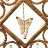 Litton Lane 36 in. Brass Metal Eclectic Windchime -Litton Lane Sales Store litton lane wind chimes 042105 4f 1000