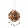 Litton Lane 19 in. Brown Metal Eclectic Windchime -Litton Lane Sales Store litton lane wind chimes 042116 e1 1000