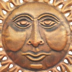 Litton Lane 19 in. Brown Metal Eclectic Windchime -Litton Lane Sales Store litton lane wind chimes 042116 fa 1000