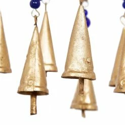 Litton Lane 32 in. Gold Metal Traditional Windchime -Litton Lane Sales Store litton lane wind chimes 042117 fa 1000