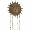Litton Lane 25 in. Bronze Metal Eclectic Windchime -Litton Lane Sales Store litton lane wind chimes 042118 77 1000