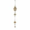 Litton Lane 32 in. Brown Wood Eclectic Style Windchime -Litton Lane Sales Store litton lane wind chimes 042119 64 1000