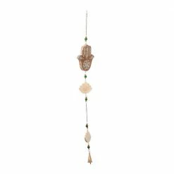 Litton Lane 32 in. Brown Wood Eclectic Style Windchime 15 Litton Lane 32 in. Brown Wood Eclectic Style Windchime -Litton Lane Sales Store litton lane wind chimes 042119 c3 1000