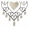 Litton Lane 22 in. Silver Metal Eclectic Windchime -Litton Lane Sales Store litton lane wind chimes 042121 77 1000