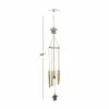 Litton Lane 41 in. Gold Metal Eclectic Windchime -Litton Lane Sales Store litton lane wind chimes 042122 c3 1000