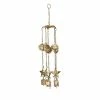 Litton Lane 18 in. Brass Metal Eclectic Windchime -Litton Lane Sales Store litton lane wind chimes 042123 64 1000